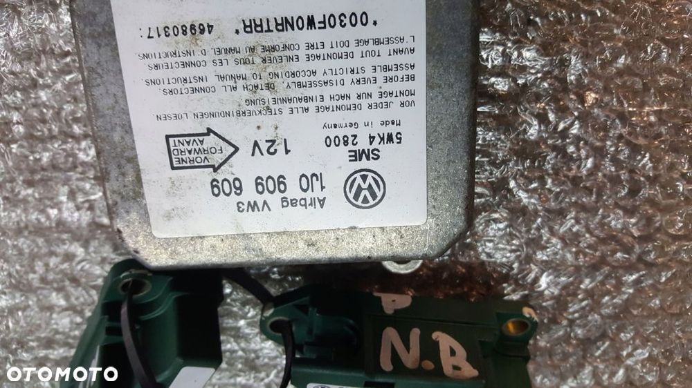 SENSOR CZUJNIKI AIRBAG KPL VW NEW BEETLE 1J0909609 - 3