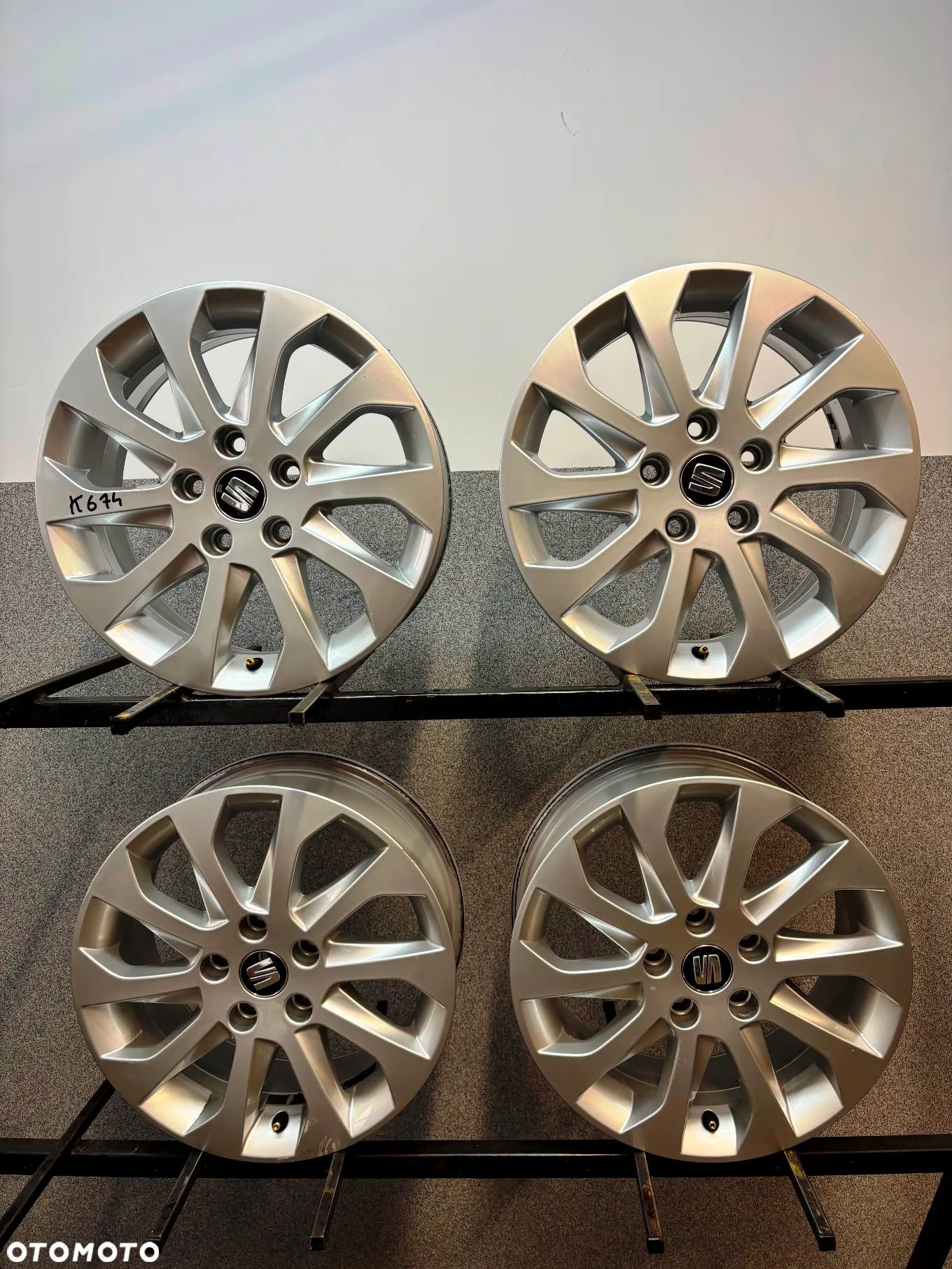 4 FELGI ALU. SEAT LEON III , VW GOLF 6,7,SKODA OCTAVIA 2,3  16''   6,5J ET46 - 1