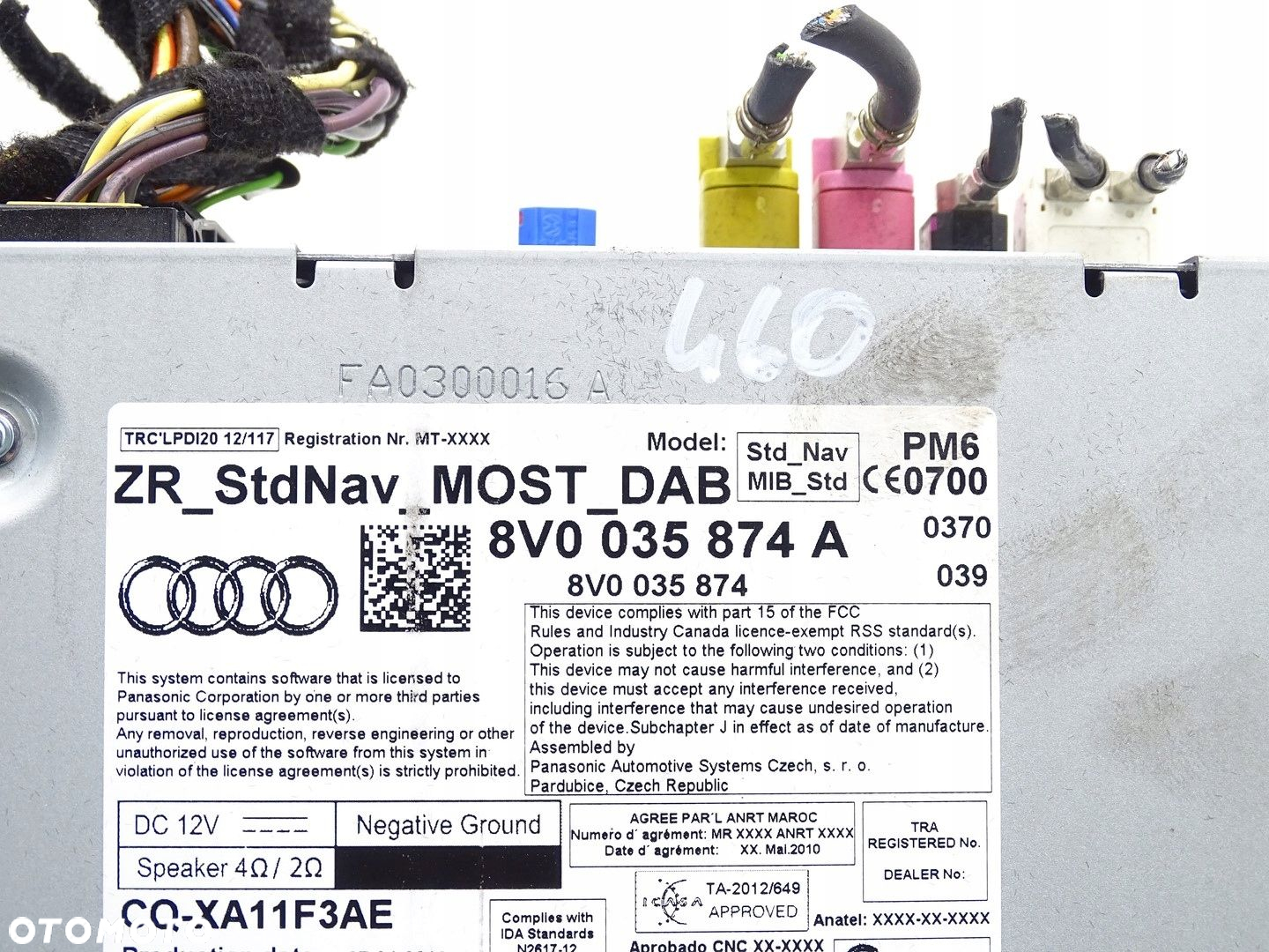 CZYTNIK KART 2X SD NAVI NAWIGACJI MMI MULTIMEDIA AUDI A3 8V 8V0035874A - 4