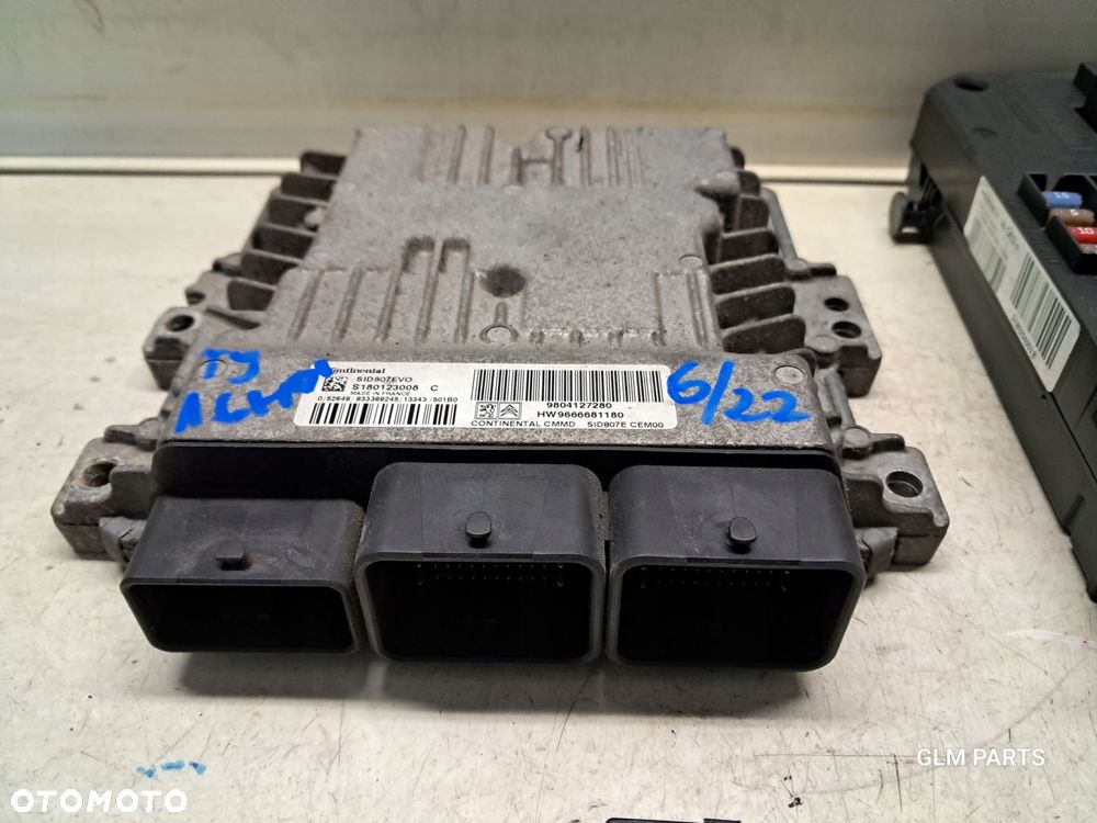 peugeot 308 ii t9 1.6 hdi zestaw startowy komputer bsi kluczyk - 12