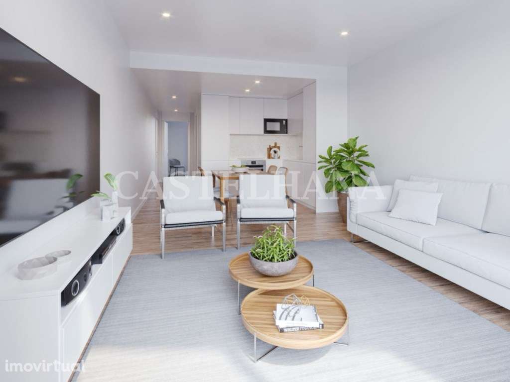 Apartamento T1 duplex com terraço e garagem junto ao Jardim do Morro - Grande imagem: 3/35