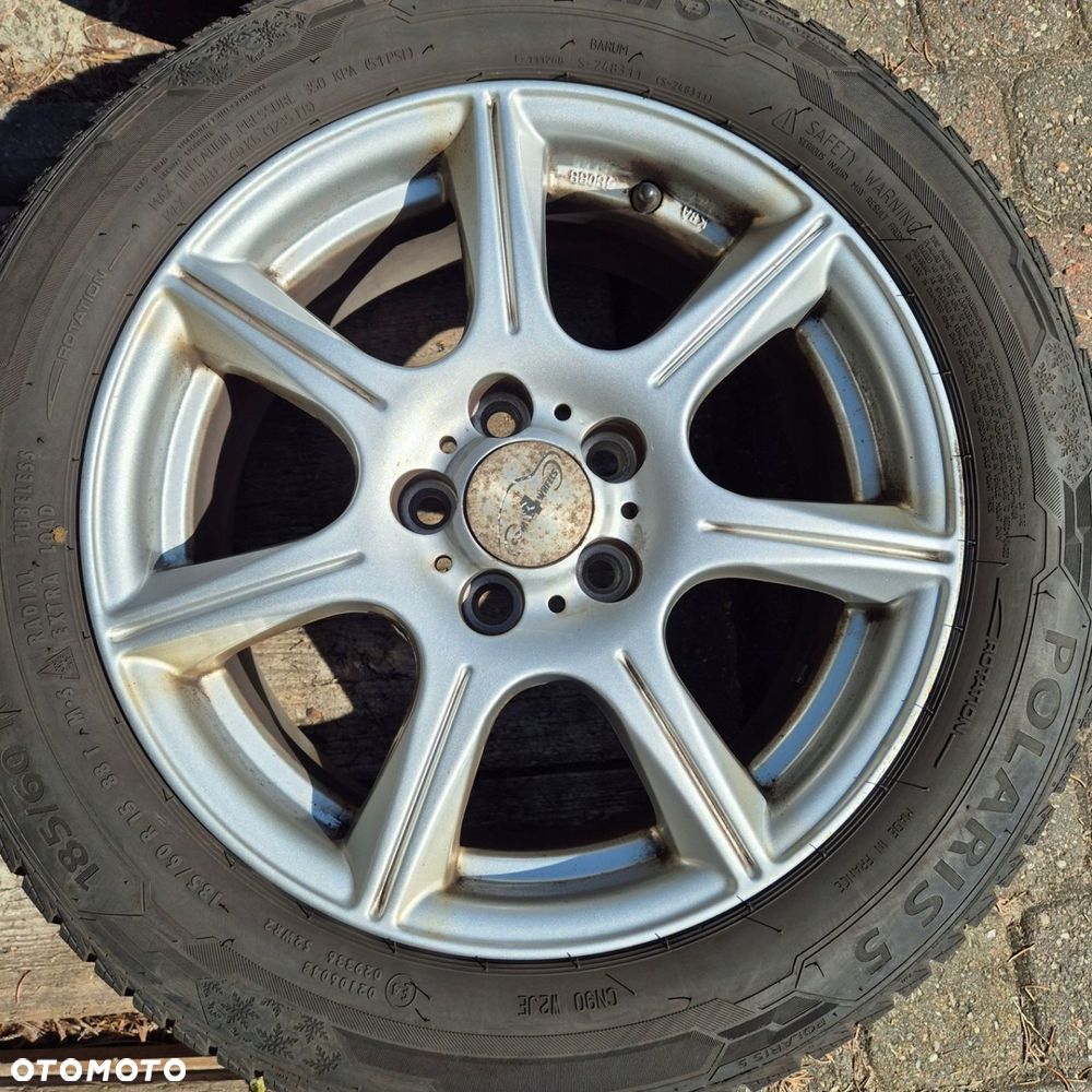 ZIMA KOŁA 185/60 R15 5x100 VW POLO SEAT IBIZA SKODA FABIA RAPID FOX A1 A2 - 2