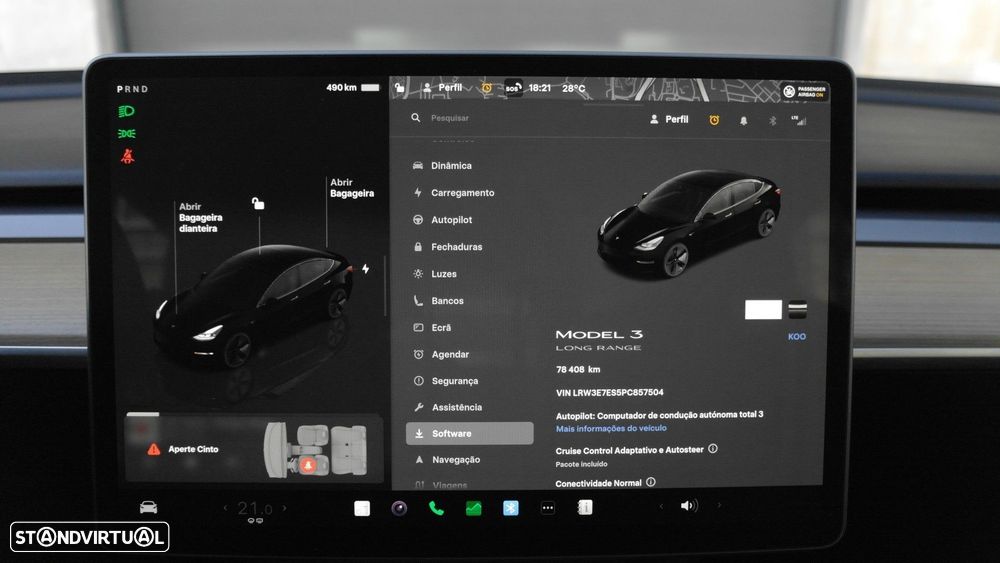 Tesla Model 3 Long Range Tração Traseira - 46