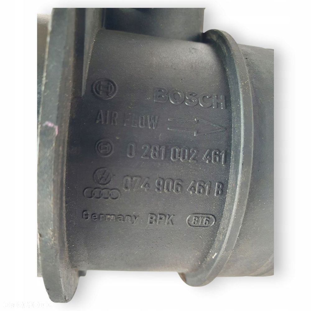 PRZEPŁYWOMIERZ VW Tiguan I Golf V Audi A3 A4 2.0 TDI 0281002461 074906461B - 4