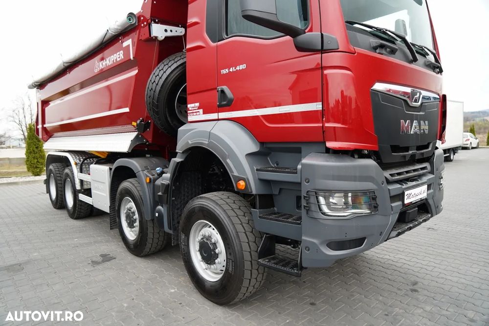 MAN TGS 41.480 / 8X6 / BASCULATOR / AUTOMAT / NOU-NOUȚ / ECHIPAMENTE FOARTE BOGATE / - 15