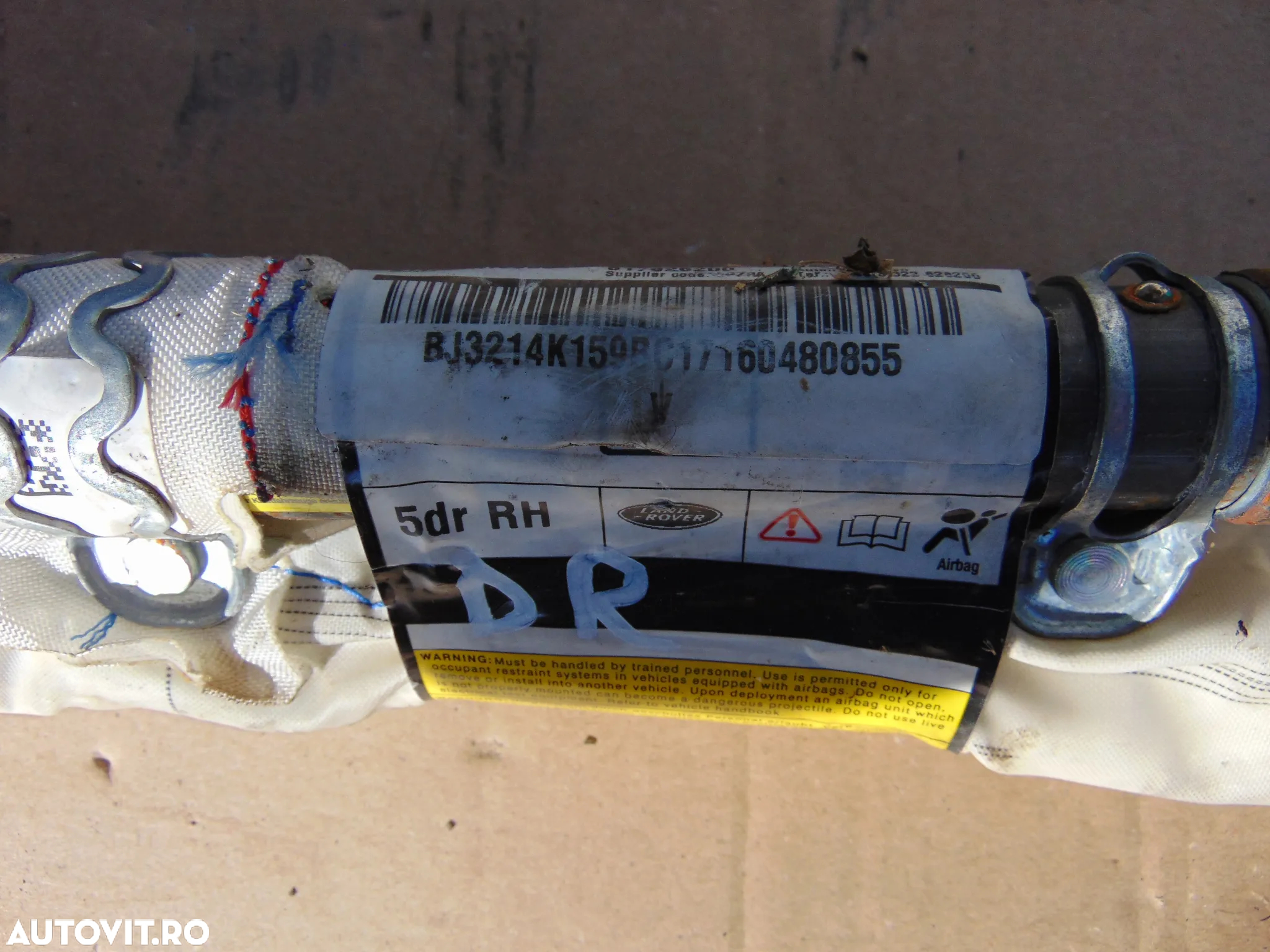 Airbag cortina Range Rover Evoque 2011-2018 cortine stanga dreapta evoque L538 bj3214k160bc bj3214k159bc - 3