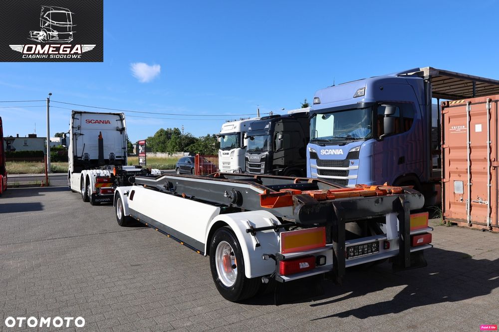 Scania S 500 Hakowiec + przyczepa // Oś skrętna // MEILLER // Klima postojowa / - 26