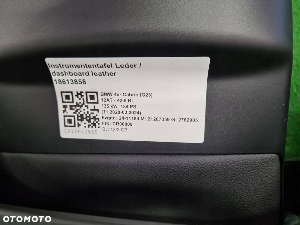 BMW G23 G20 G26 DESKA ROZDZIELCZA KONSOLA NIEREGENEROWANA NIĆ LCI UK - 5