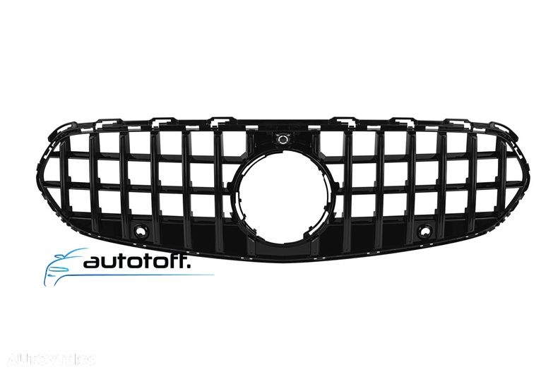 Grila Mercedes W206 S206 compatibila cu C-Class Standard (2021+) Panamericana Black Design - 1
