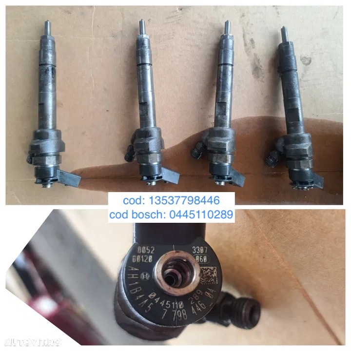 Kit ( set ) injectie diesel motorina pompa inalta presiune injectoare rampa injectoare cu senzori bmw pt motor N47 , N47N , N47D20A , N47D20C Seria 1 2 3 4 143cp 115cp - 3