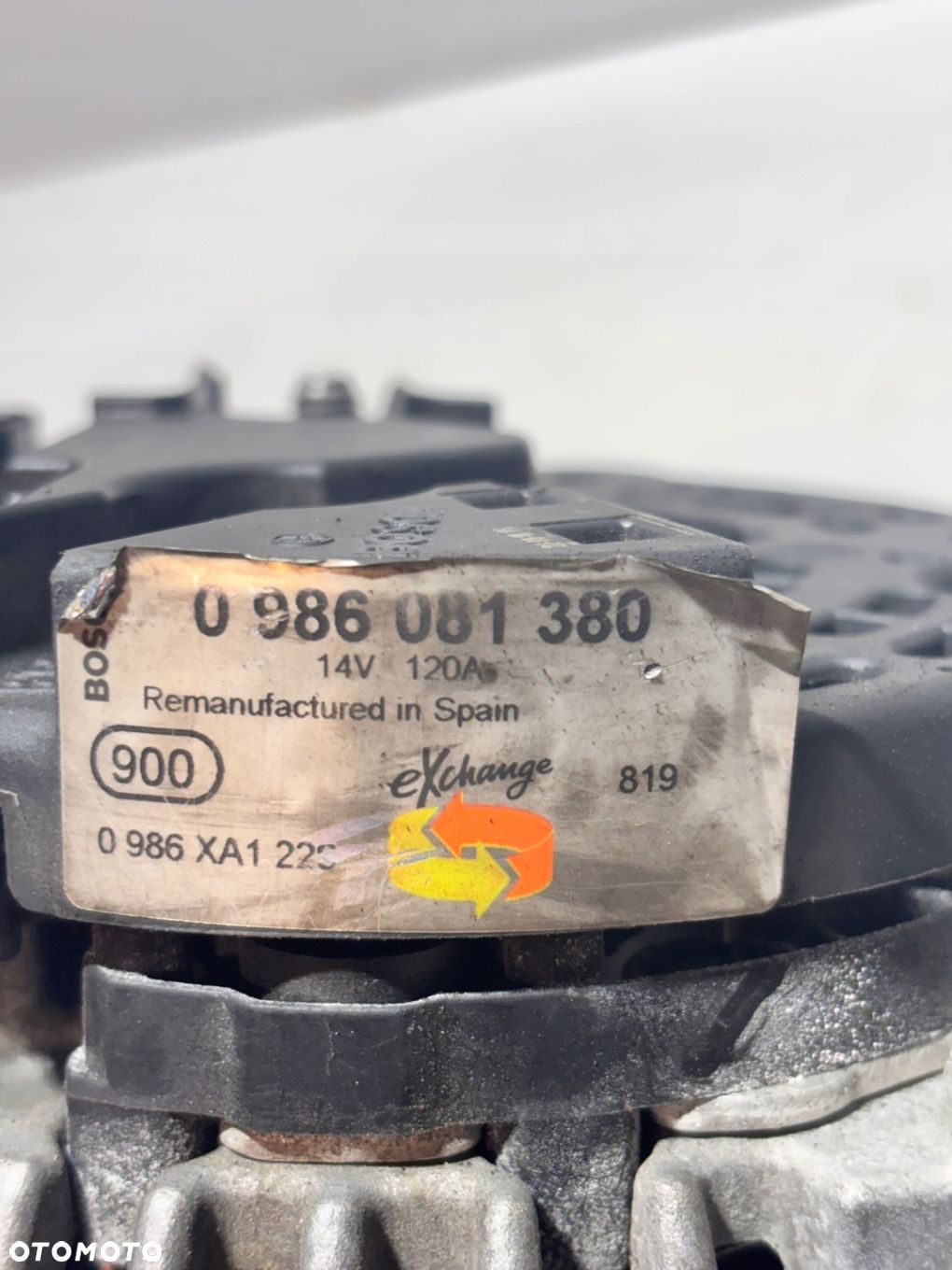 ALTERNATOR OPEL CORSA D 1.2 13222931 - 2