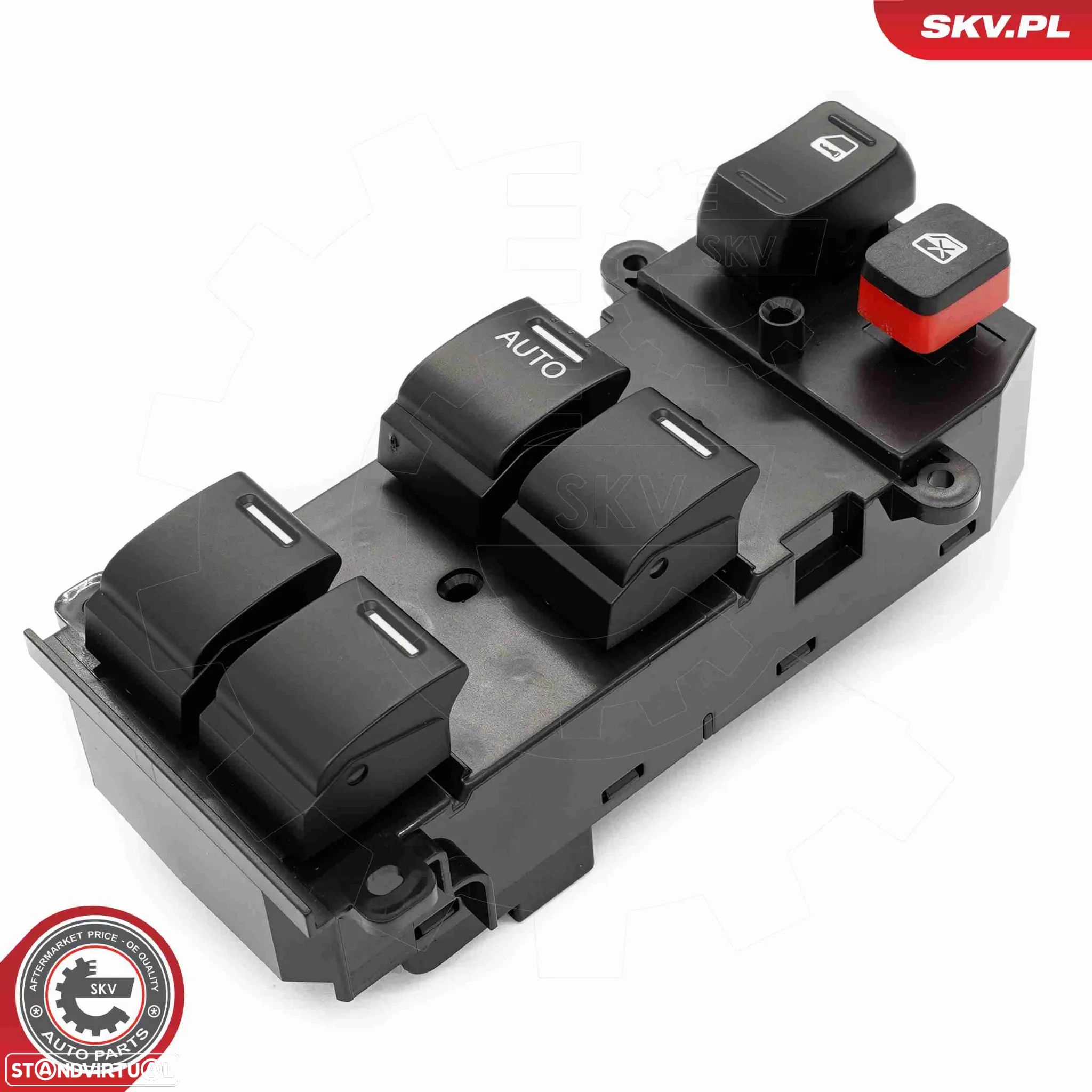 Botões de comando dos vidros Honda Jazz III CR-V RE 35750-SWA-K01 - 1