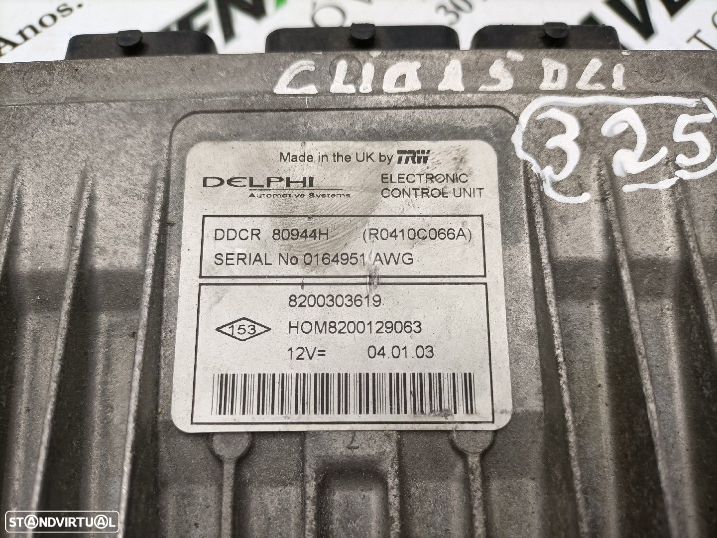 Centralina Motor Renault Clio Ii (Bb_, Cb_) - 3