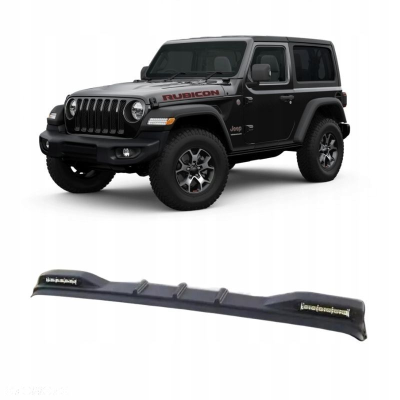 JEEP WRANGLER JL 2018 PRZEDNI SPOILER Z OŚWIETLENIEM LED - 1