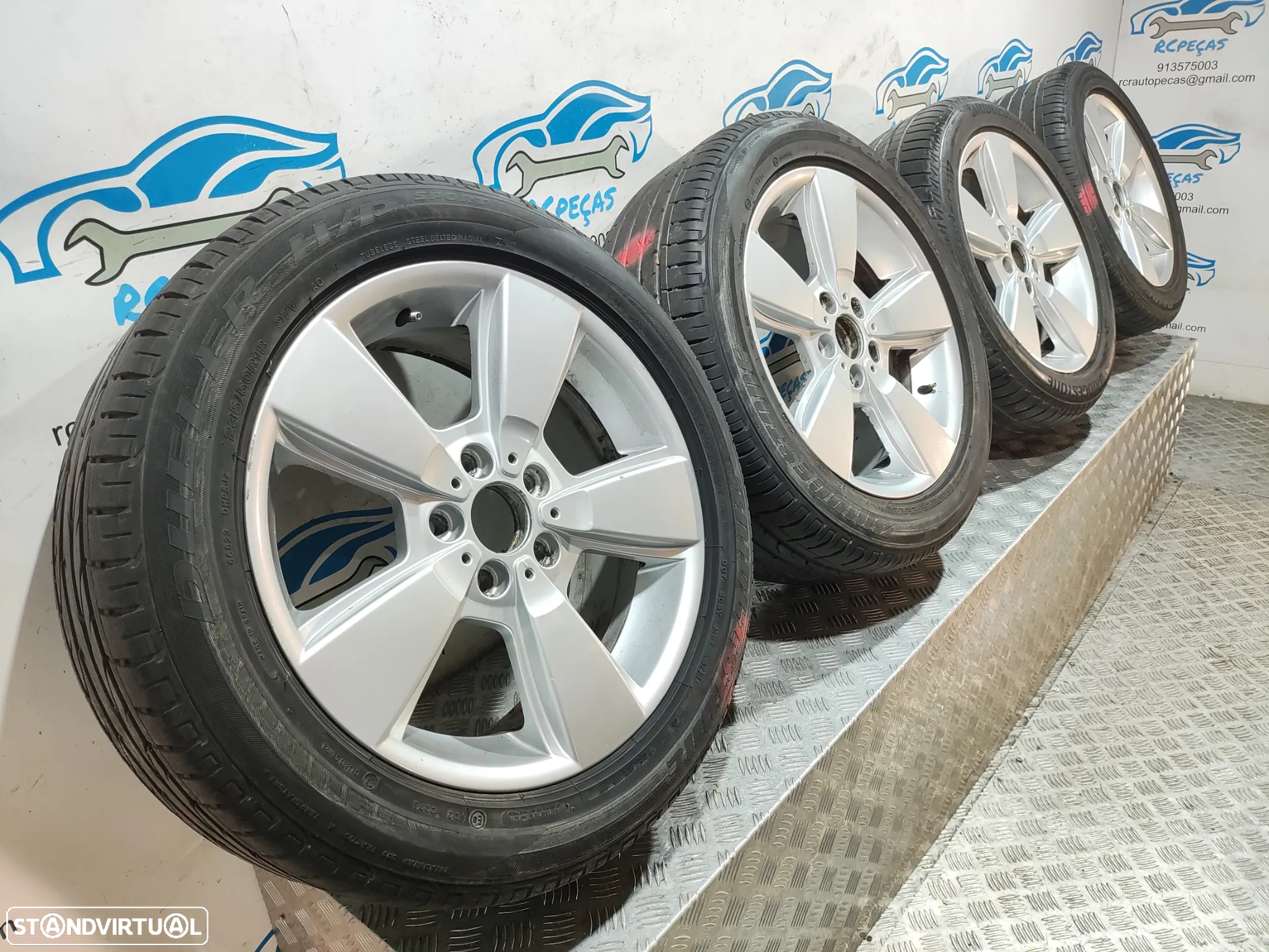 Conjunto Jantes 18 Originais BMW X3 E83 8J ET46 5x120 - 9