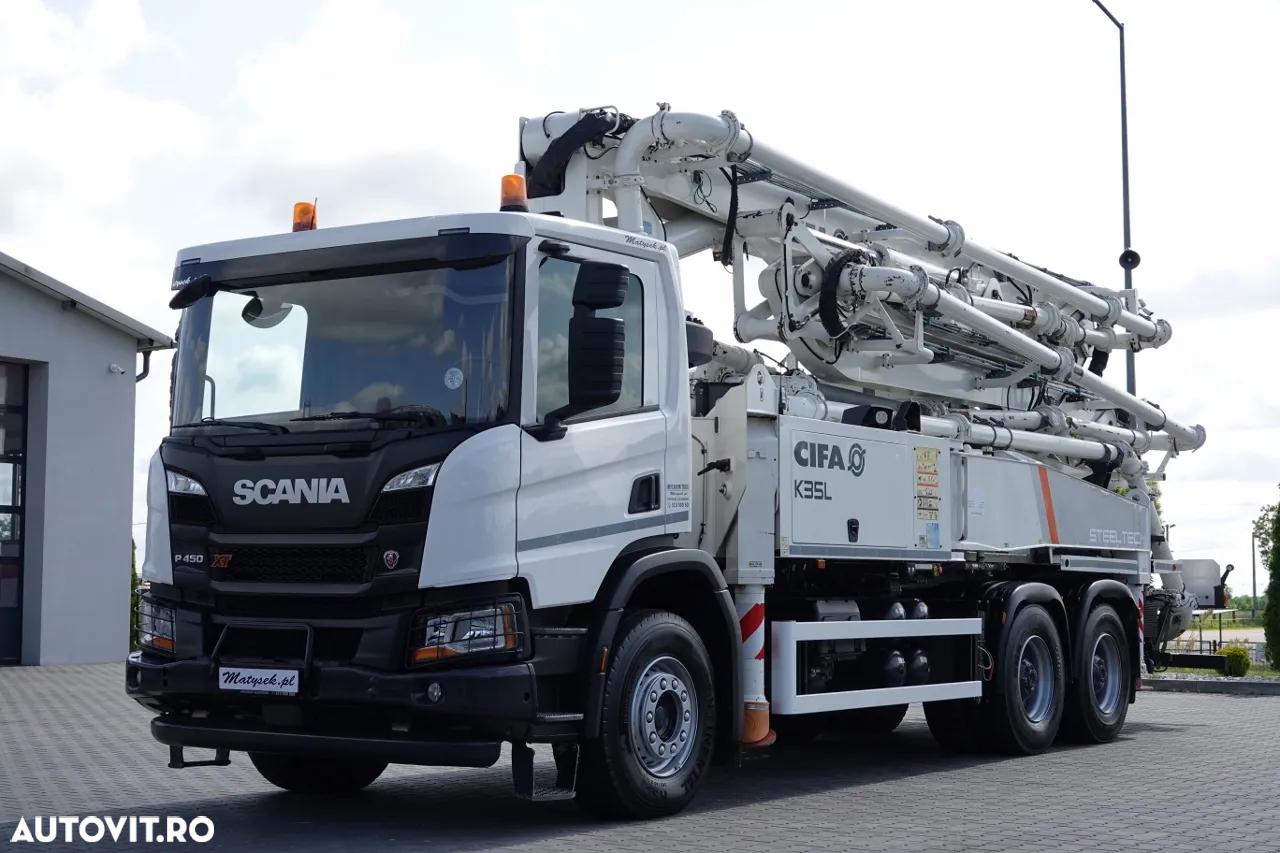 Scania P 450 XT / 6x4 / CIFA K35L POMPA BETON / 2019 / RADIO CONTROL / IMPORTAT - 2