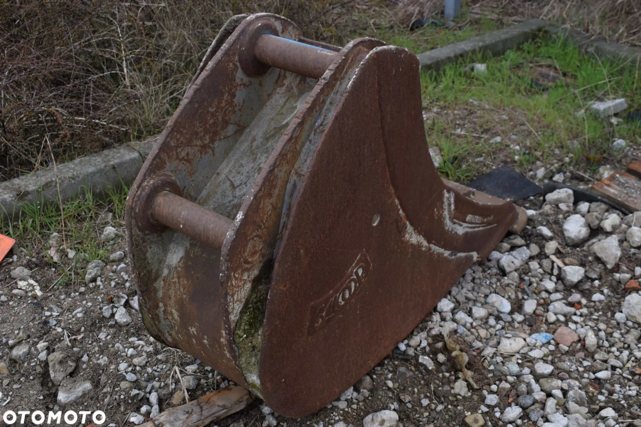 Wąska łyżka kopiąca * 40 CM * fi 65 * - 3