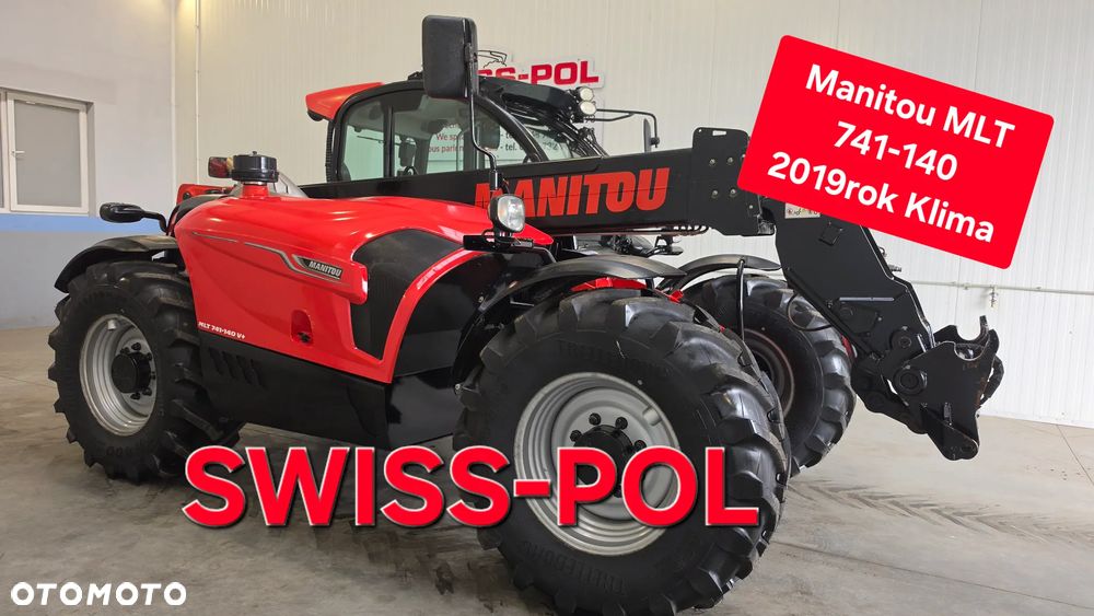 Manitou MLT 741-140V+Premium Ładowarka Teleskopowa 2019r MLT 737-130 741-70 Agri MLT 841-145 542-70 Agri 541-70 Super 536-70 vt