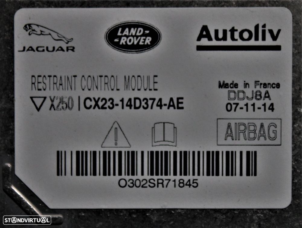 CENTRALINA AIRBAG JAGUAR XF - 3