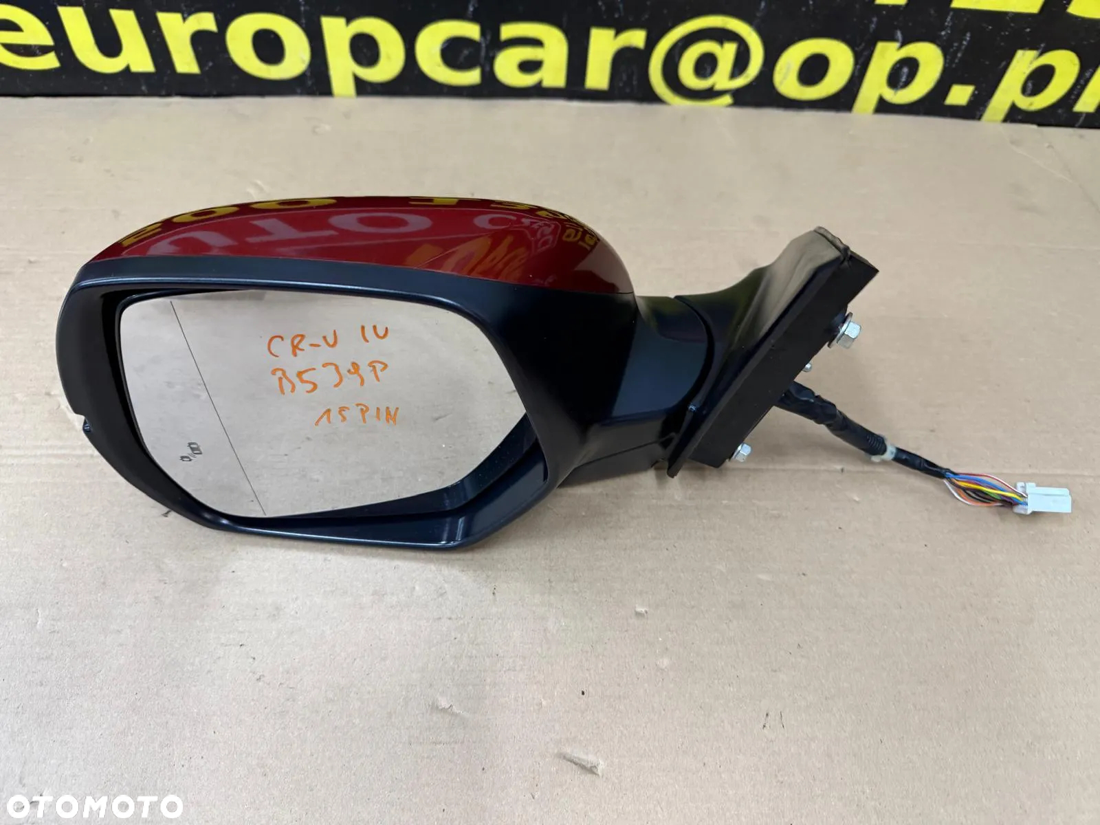 HONDA CR-V IV LIFT 15-18 LUSTERKO LEWE 15 PIN SKŁADANE ASYSTENT KOLOR R539P - 7