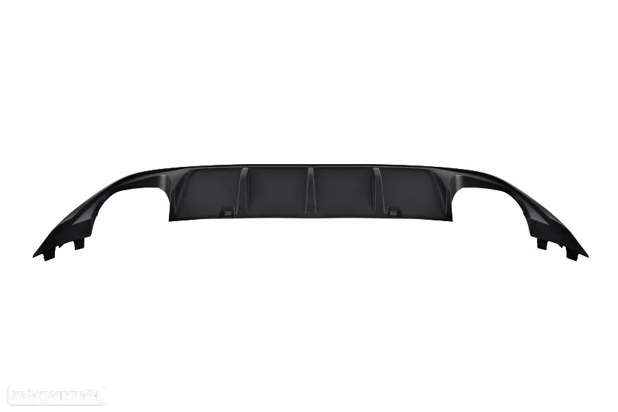 Difusor / Lip / spoiler Traseiro VW Golf 7 2012 - 2017 GTI Look com dupla saída de escape - 4