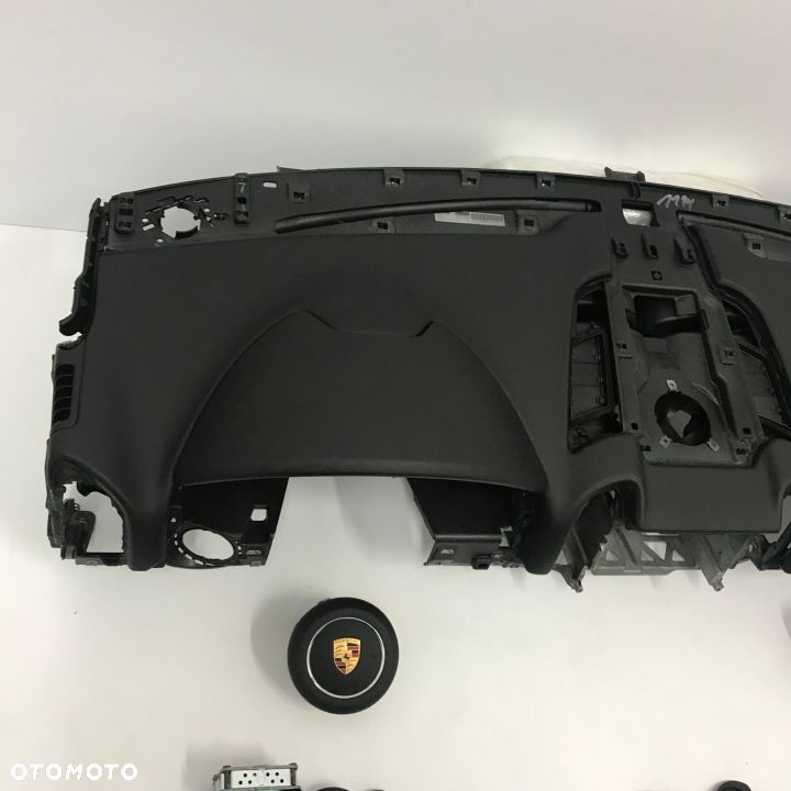 PORSCHE CAYENNE 2 II LIFT DESKA ROZDZIELCZA GUMA KONSOLA KOKPIT PULPIT PODUSZKI AIRBAG AIR BAG PASY KIT SET - 2