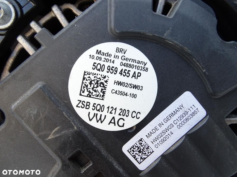 KOMPLET CHŁODNIC 5Q0959455AP 5Q0121251EM 1.4 TSI GOLF VII LEON III A3 8V - 13