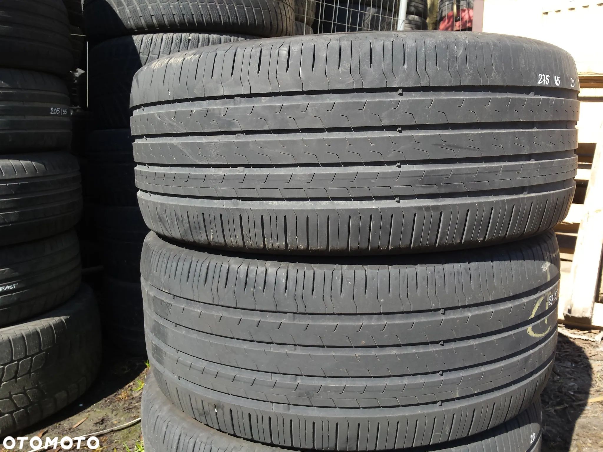 20” - CONTINENTAL - 275/45 r20 cali - LETNIE Opony CONTI Eco Contact 6 - stan: BDB + możliwy  MONTAŻ !! - 1