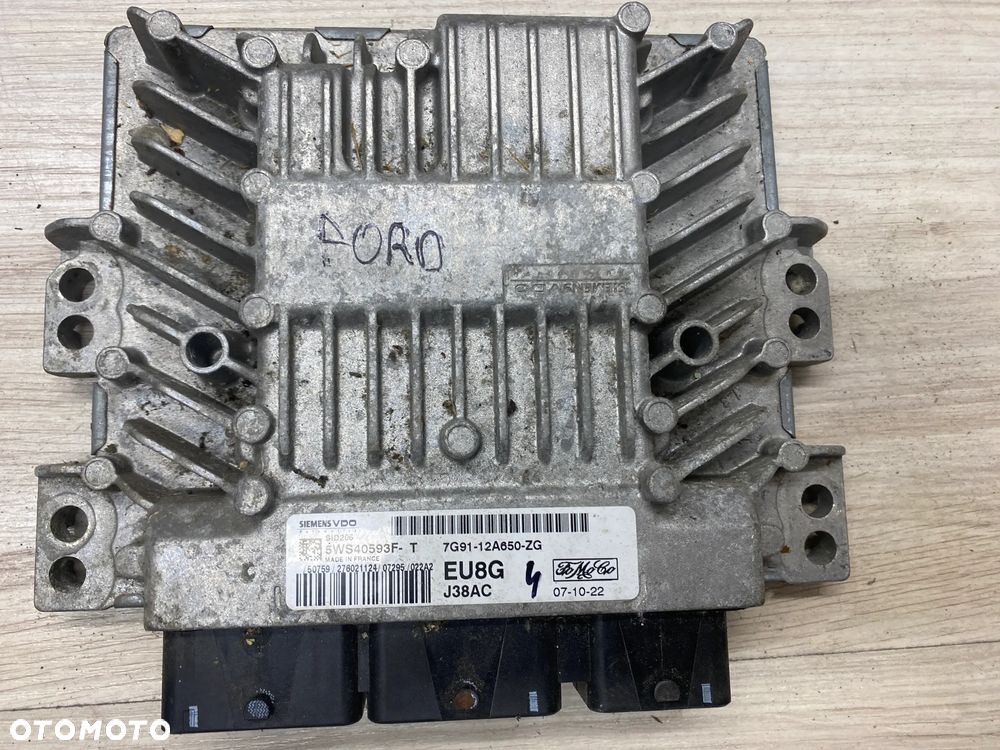 KOMPUTER STEROWNIK SILNIKA ECU FORD GALAXY S-MAX 2,0 1,8 5WS40593FT 7G9112A650ZG 276021124