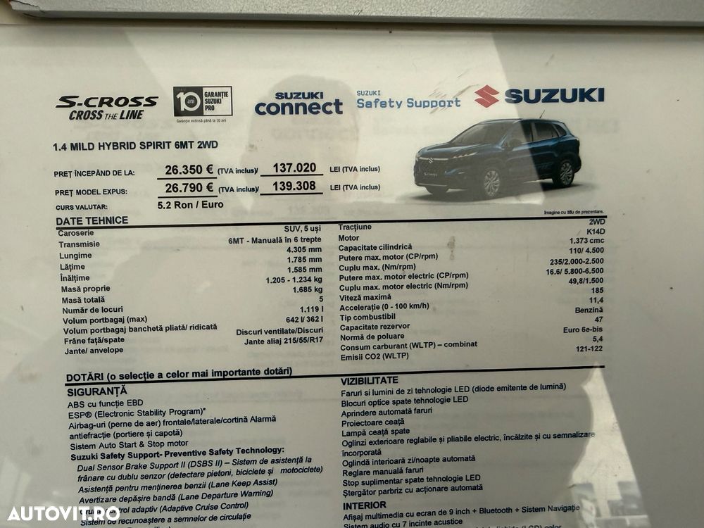 Suzuki S-Cross 1.4 Boosterjet Mild Hybrid Spirit - 10