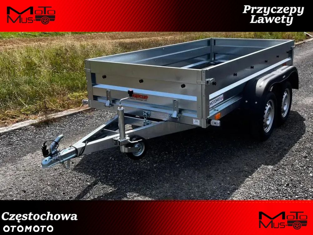 Neptun Przyczepa Neptun N7-253 2rt 253x129x40 2 osiowa solidna dostawa pod dom - 1