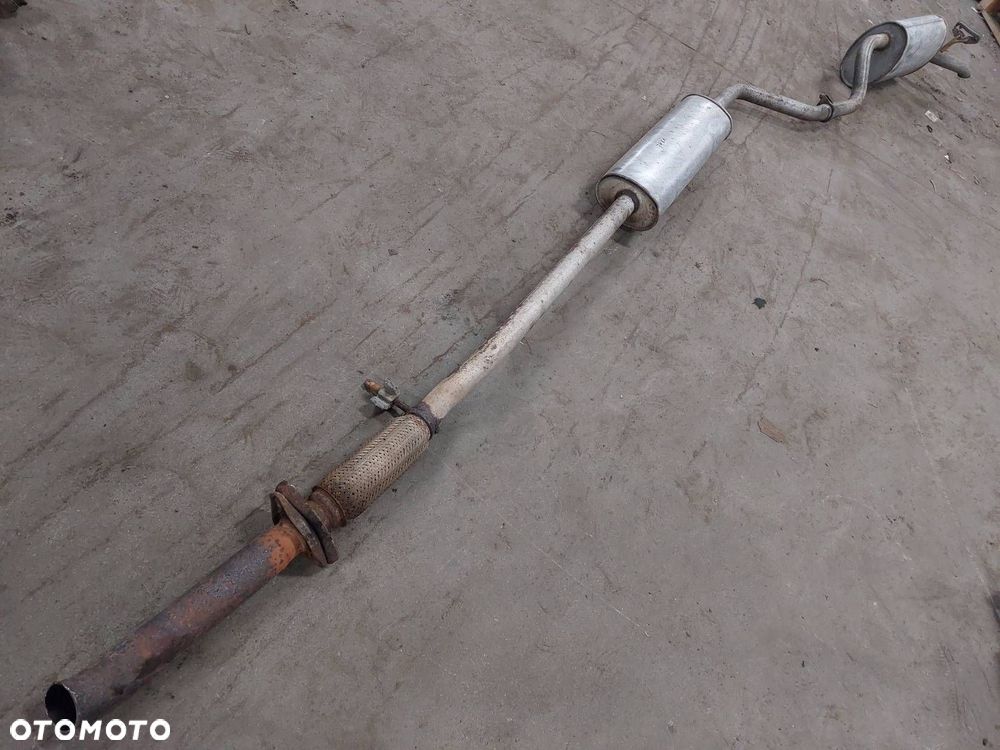 TŁUMIK WYDECH ŚRODKOWY + KOŃCOWY FIAT PUNTO II 1.2 8V - 5