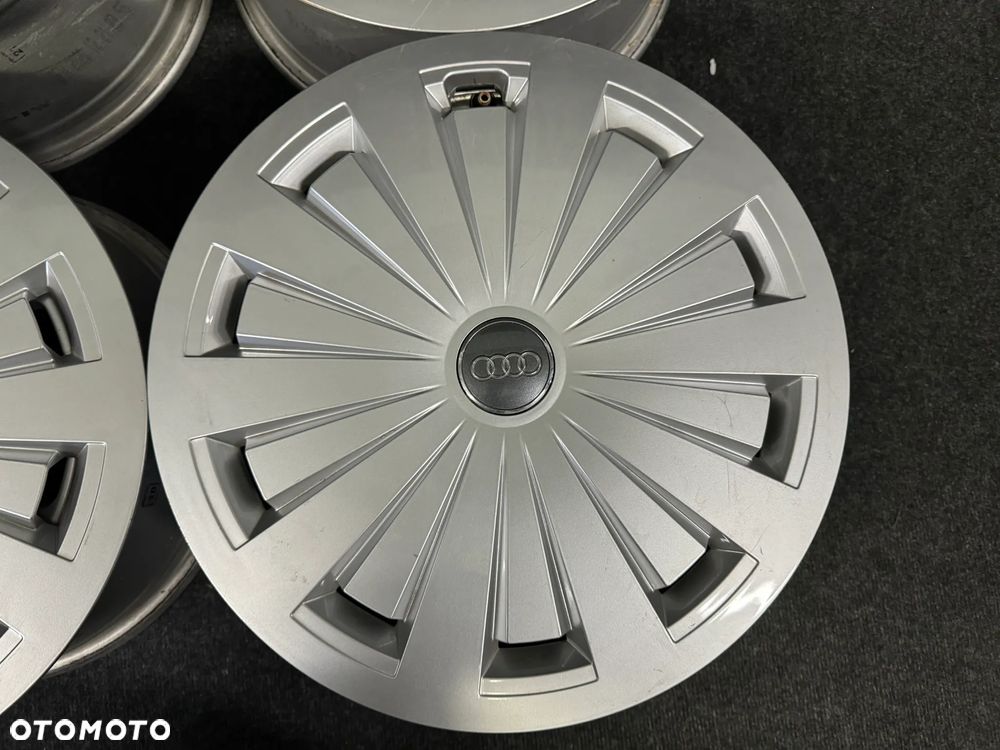 Alufelgi Audi A4 B9, A4 B8 16 cali 5x112 4szt. + Oryginalny kołpak. Ładne! - 6