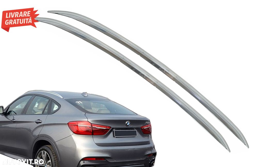 Bari Decorative Longitudinale Plafon BMW X6 F16 (2015-2019) Aluminiu- livrare gratuita - 9