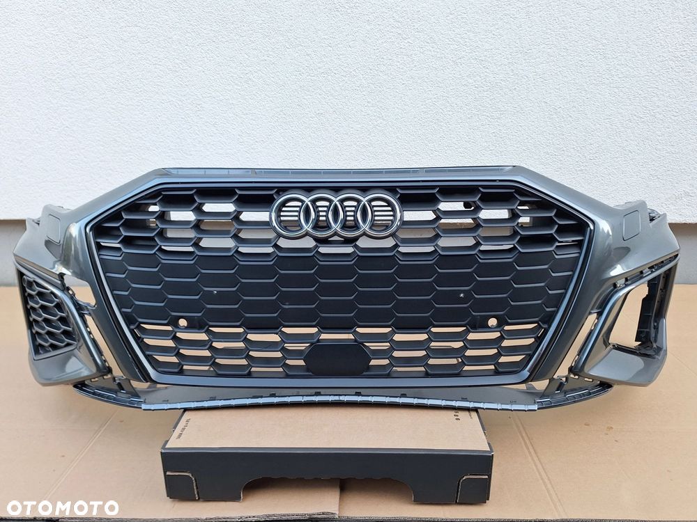 AUDI A3 8Y S-LINE 20-25 ZDERZAK PRZÓD PRZEDNI KRATKA STELAŻ GRILL ORYG AUDI 8Y0807437F WYSYŁKA 24H - 4