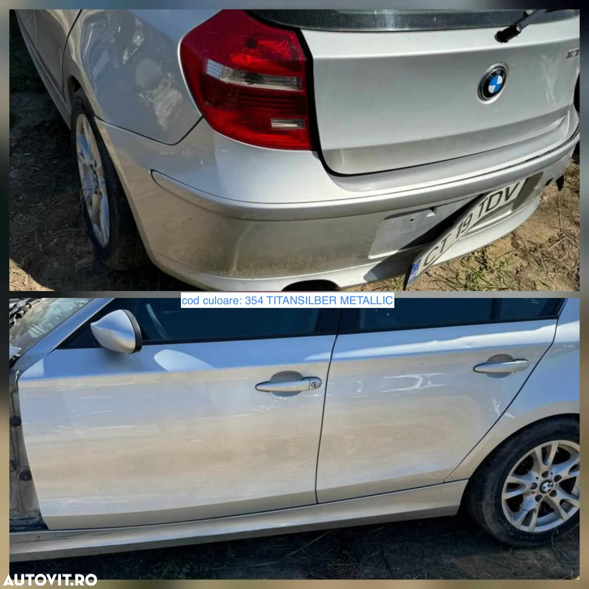 bmw seria 116d e87 LCI  2010 culoare 300 alpinweiss 3 motor n47 cutie manuala caseta directie volan pe stânga usa haion bara spate Cardan grup alpinweisse 3 alb 300/0 - 7