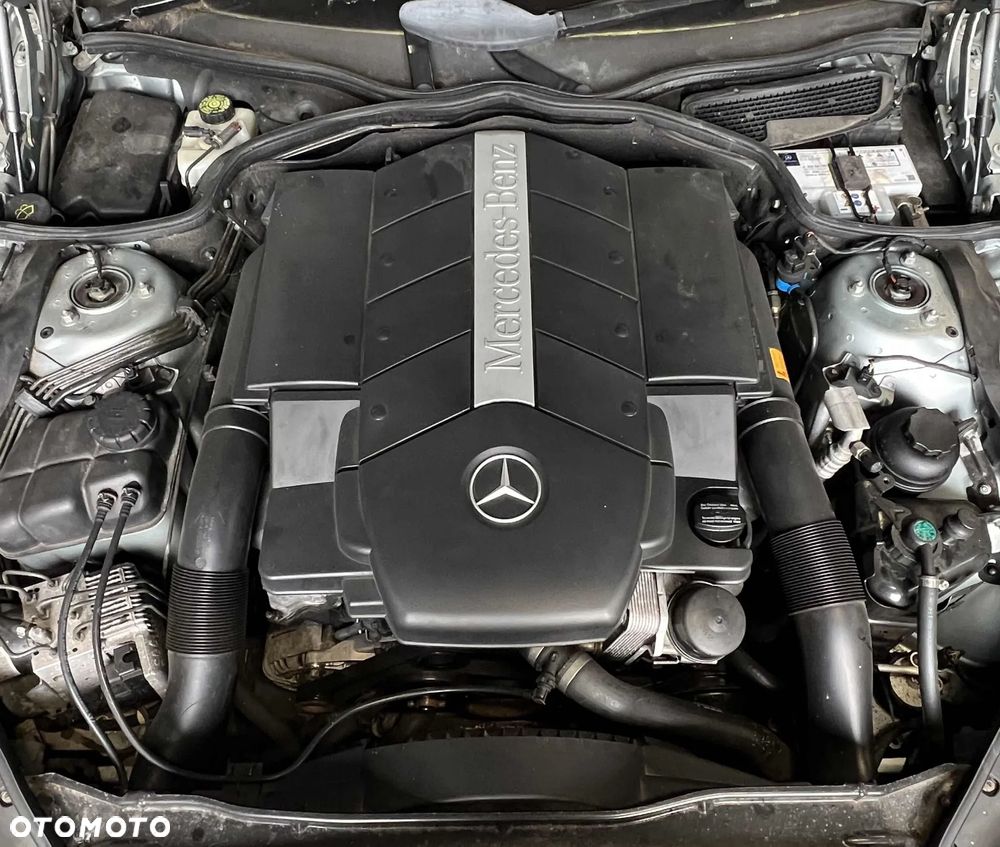 Silnik 5.0 V8 M113 113.963 113963 306 KM tylna miska OE Mercedes SL R230 W230 SL500 przebieg 176t/km - 2