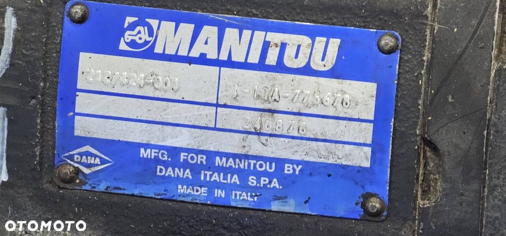 MOST PRZÓD ŁADOWARKA MANITOU MLT 731 T 212/424-001 SPICER - 3