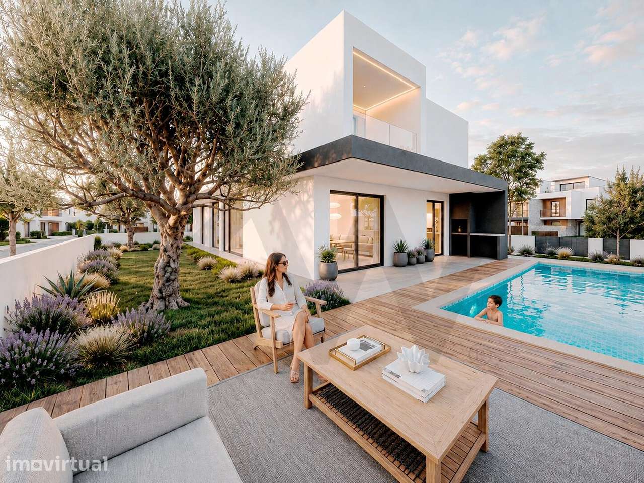 Moradia Contemporânea Aroeira | Inserida em zona Exclusiva de 8 Moradi - Grande imagem: 5/25