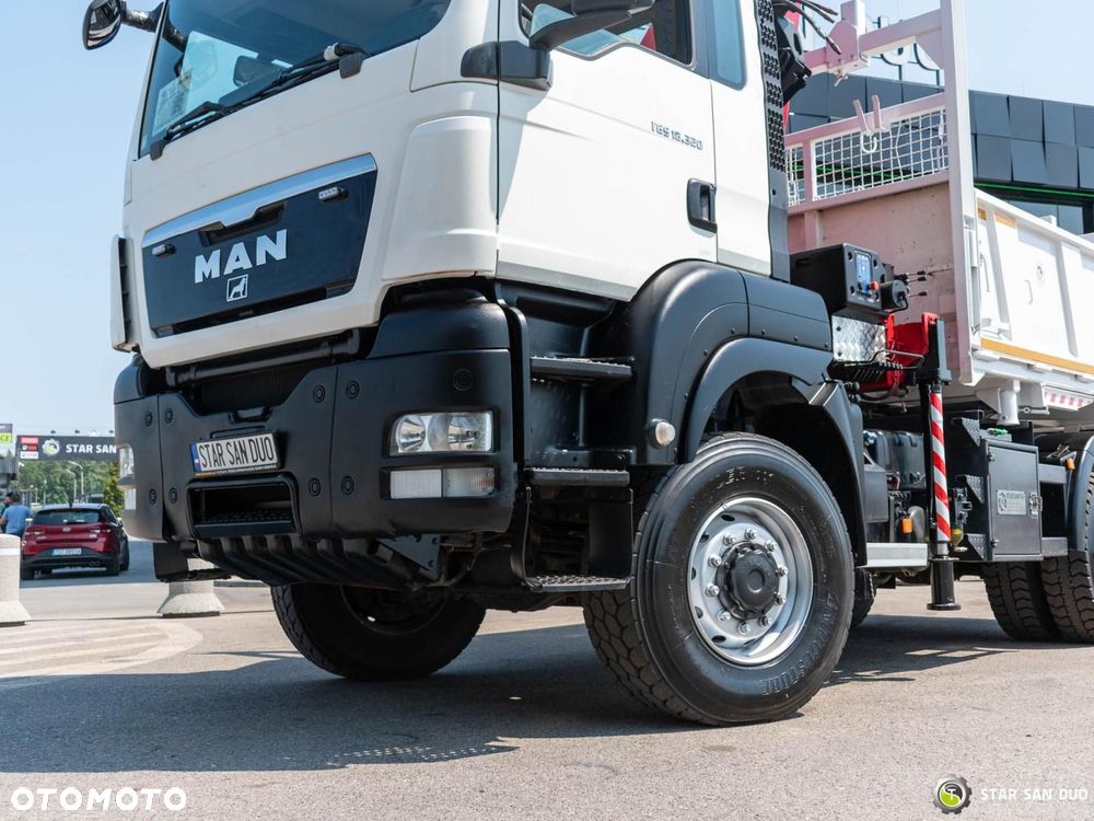 MAN TGS  18.320 4x4 HMF 1730-K3 HDS Żuraw Wywrotka - 28