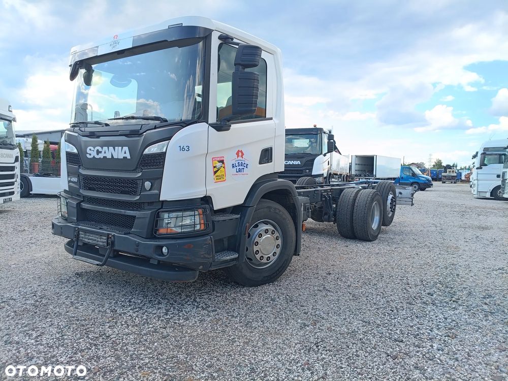 Scania P 450, 6x2 Sprowadzone,trzecia skrętna,przód resor - 1
