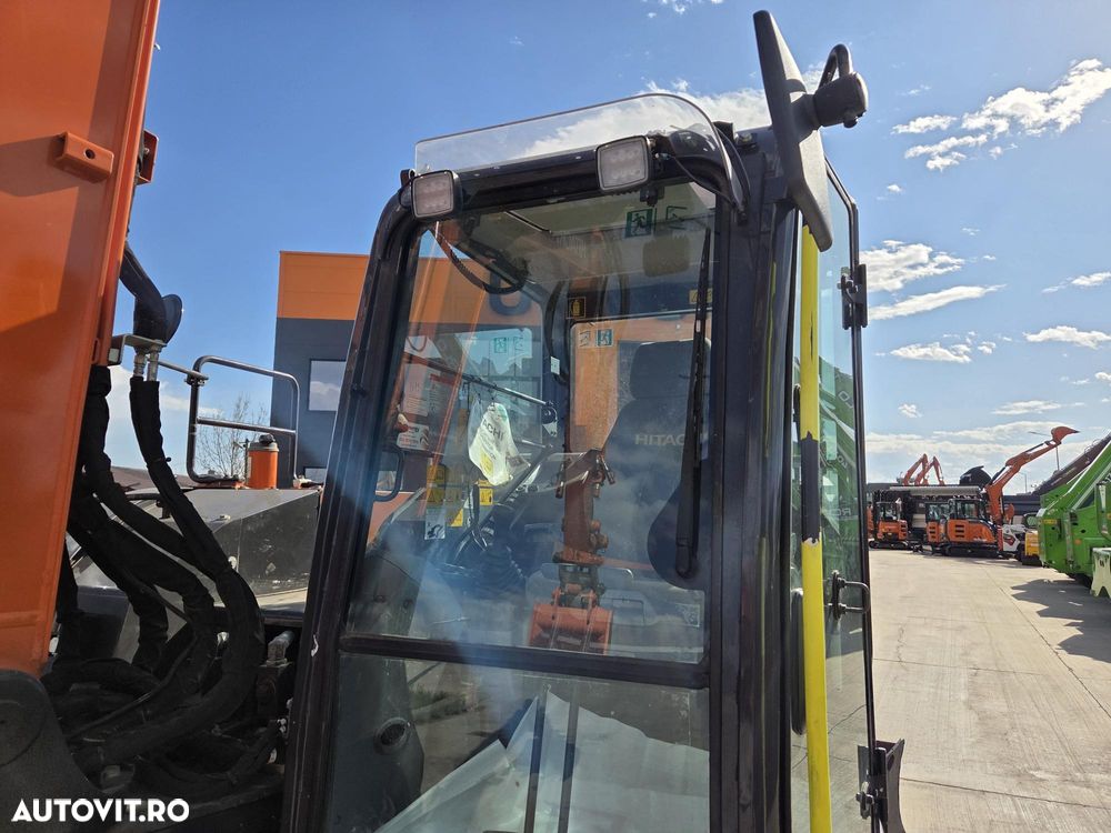 Hitachi ZX85, 2022, 3.177h, LAMA NIVELARE, senile CAUCIUC NOI, CUPLA RAPIDA HIDRAULICA+3 cupe noi, adanc sapare 5m, latimie 2,2m, inst picon pe brate, inst rotire pe brate, Aer condi, Antifurt, Computer in lb romana, leasing 4 ani-PROMOTIE 62.900 EUR+Tva - 30