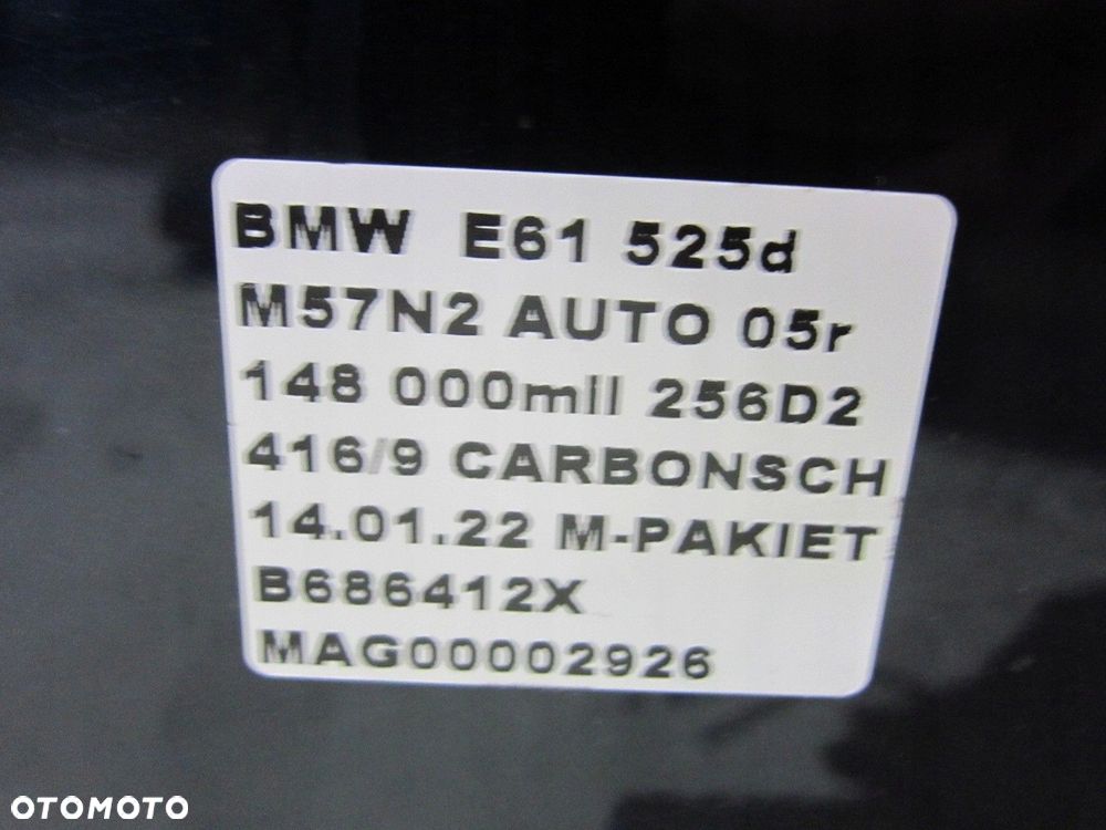 BMW E61 E60 BMW DRZWI PRAWY PRZÓD PRAWE 416 - 4