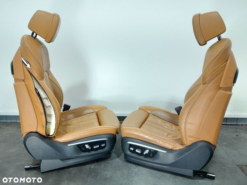 BMW 7 G11 FOTELE KANAPA BOCZKI COGNAC NARI - 7