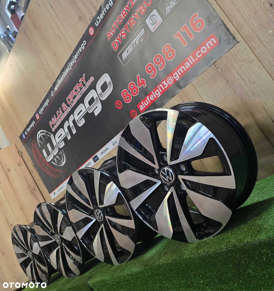 Nowe oryginalne alufelgi VW 16x5x112 - Beetle,Caddy,Golf,Passat, T-roc - 6