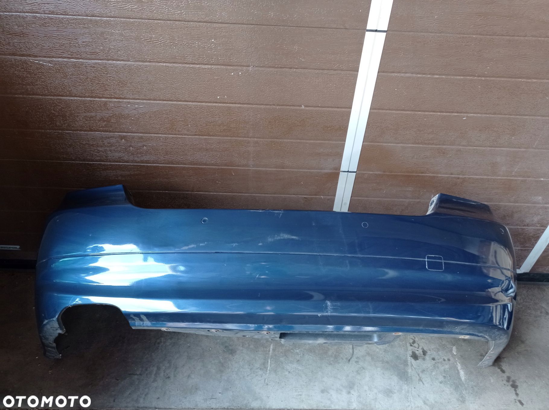 BMW E90 ZDERZAK TYŁ TYLNY MYSTICBLAU METALIC PDC - 1