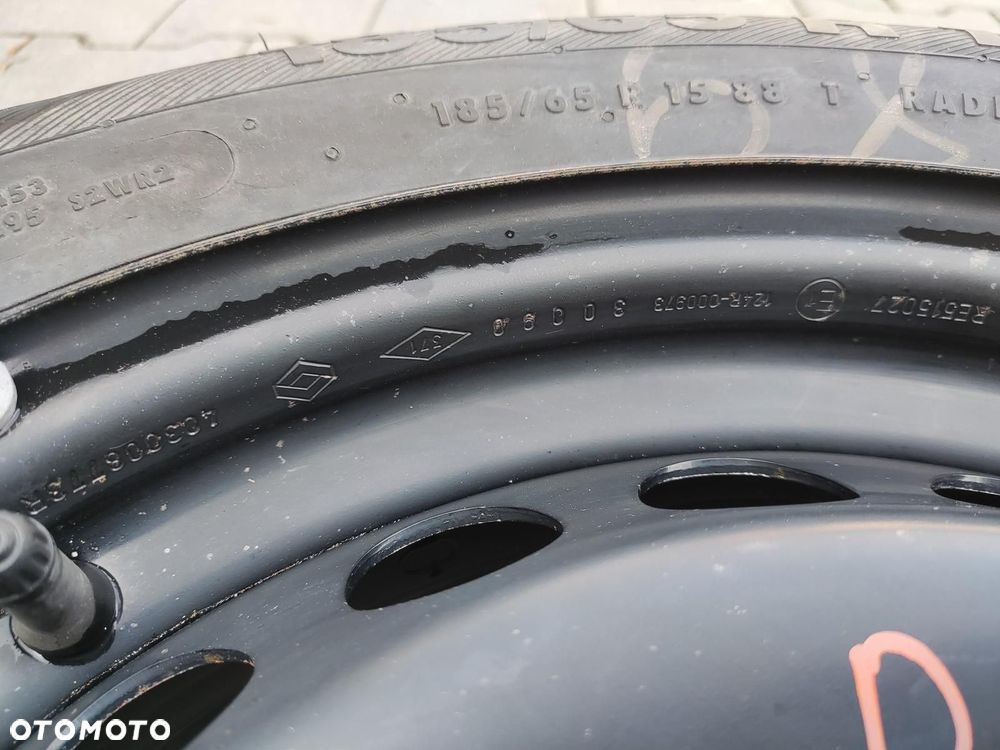 KOŁO DOJAZDOWE ZAPASOWE DOJAZDÓWKA 15 RENAULT CLIO IV LIFT 2016-2019 4X100 - 9