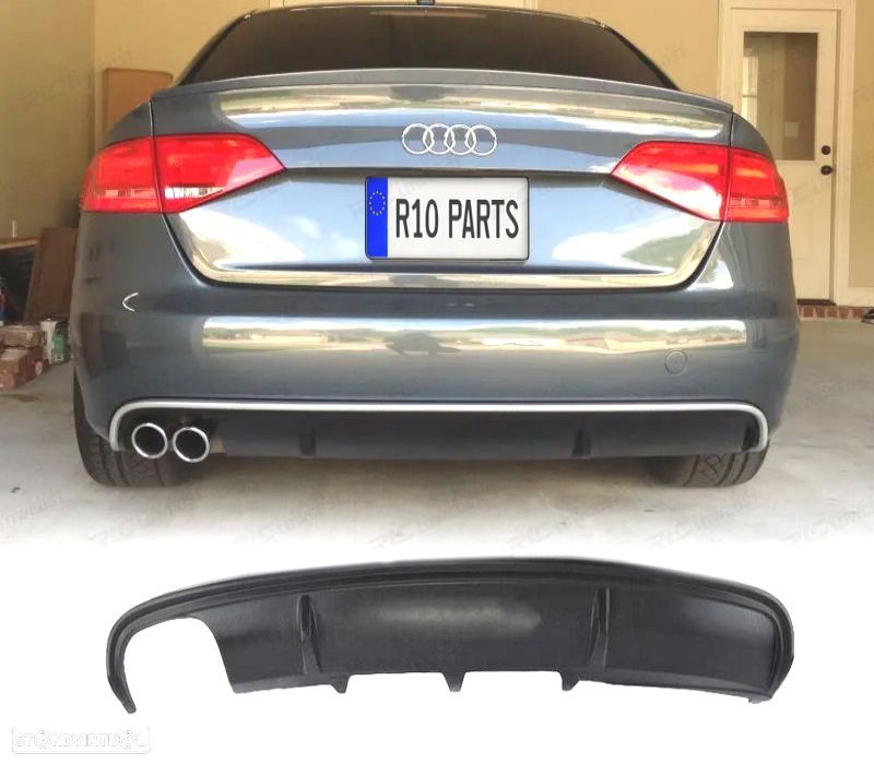 DIFUSOR AUDI A4 B8 07-11 LOOK S LINE - 1