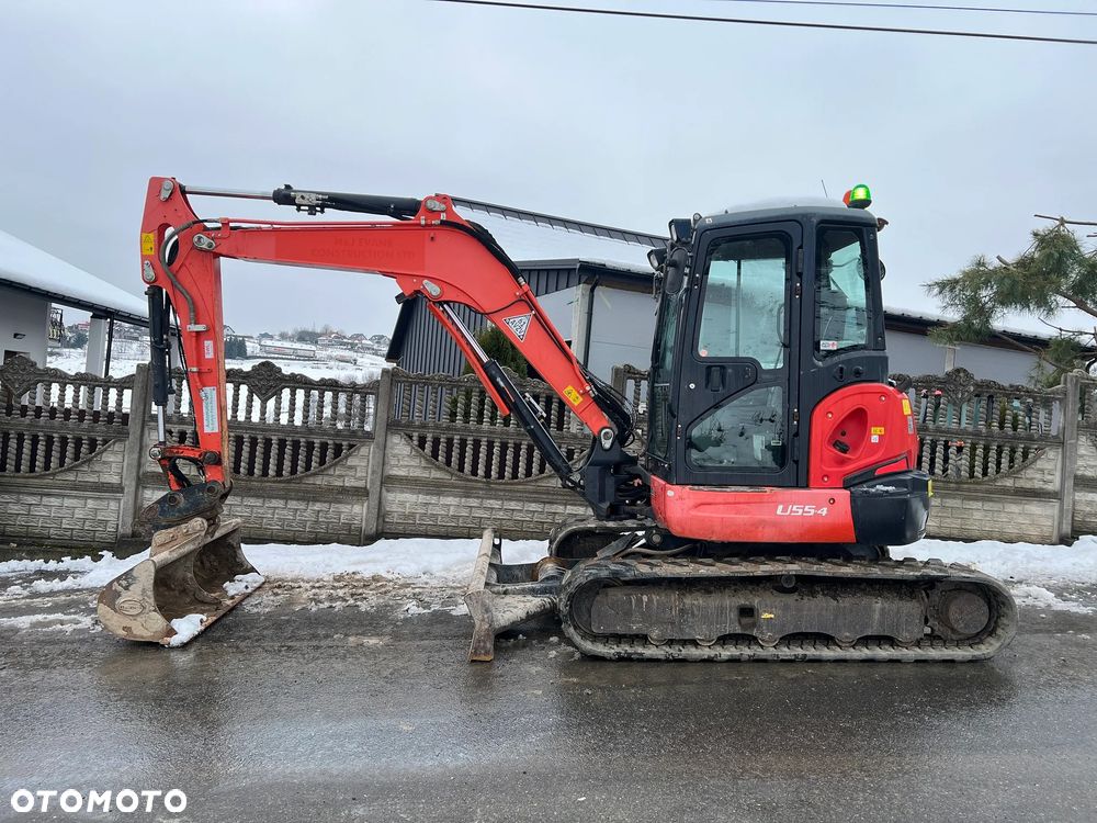 Kubota U55-4 * Koparka Gąsienicowa * Kubota U55 * 5 Ton * Zerowy Obrys * Stan Bardzo Dobry * Midi Koparka *