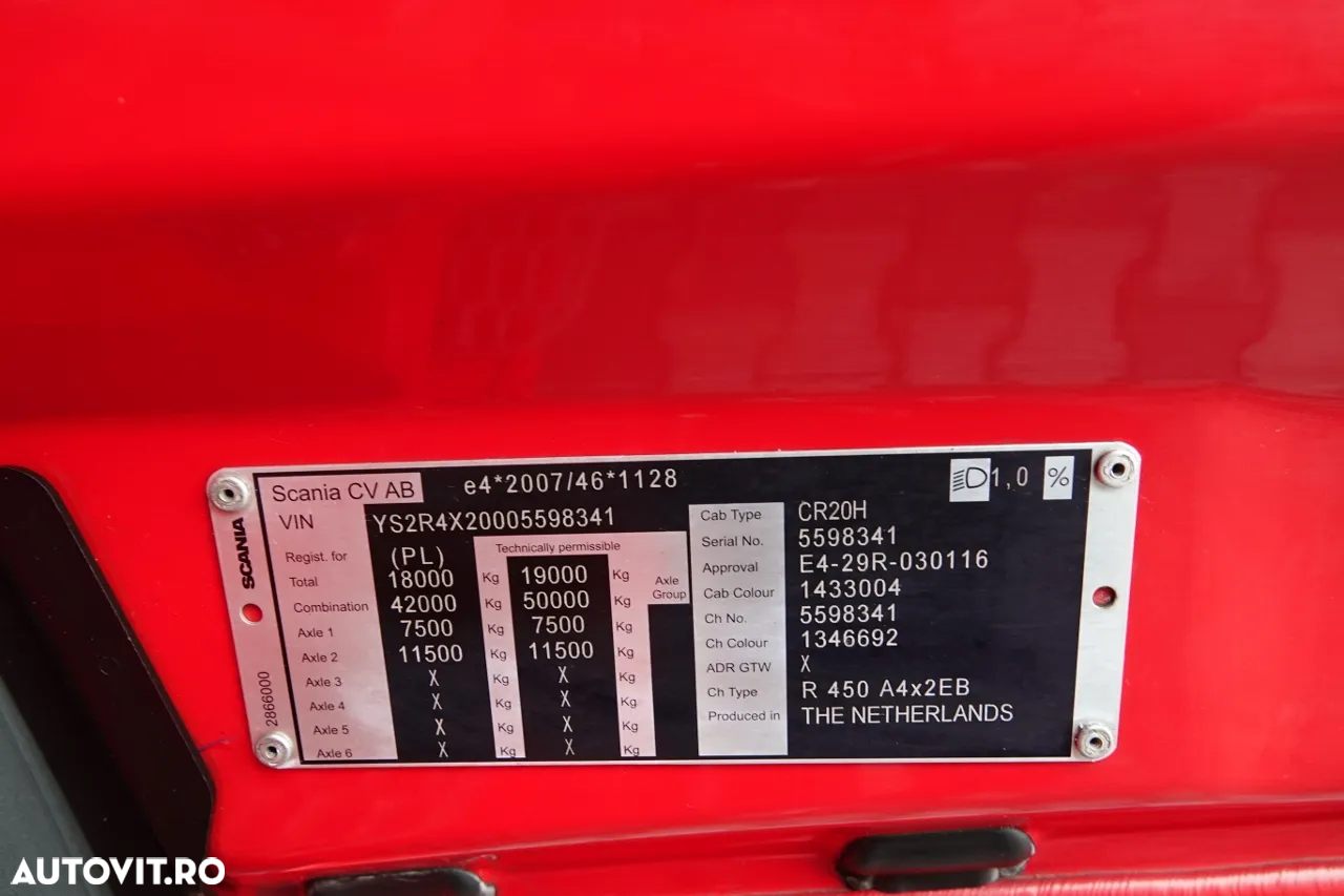 Scania R 450 / LOWDECK / MEGA / 2020 / DUPĂ CONTRACTUL DE SERVICII DE AUR / - 32
